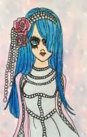 Blue haired Beauty