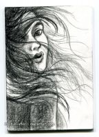 Wind in her hair