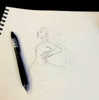 Wind in her hair