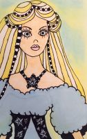 Stars on her Dress