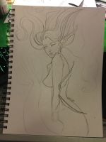 Flowing Hair