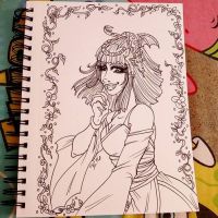 Dragon in her hair
