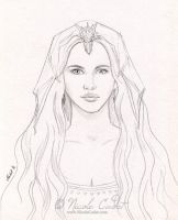 Dragon in her hair