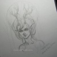 Stag/Doe/Nymph of the Moon