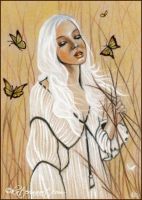 Surrounded by butterflies