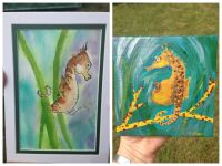 Acrylic seahorse