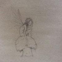 Fairy on a toadstool