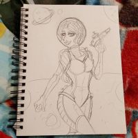 Sexy Space Babe