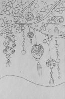 Lanterns and Flowers
