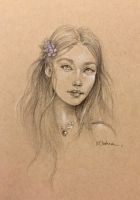 Flowers in her hair