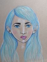 Turquoise Blue girl
