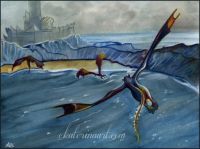 A flight of dragons