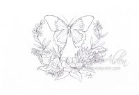 Floral Butterfly