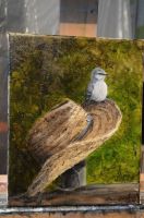 Mockingbird on hat
