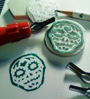 Sugar Skull Stamp
