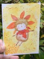 Autumn leaf pixie