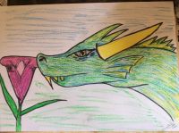 Flower and Dragon