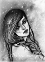 Her snowflake tears