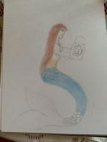 Mermaid and her pet