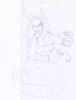 Lamia feeding