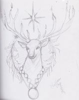 Christmas Stag Bust