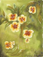 Inky flowers.