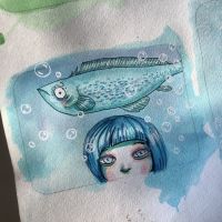 Pale blue eyes