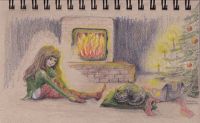 Her winter stockings
