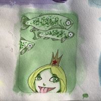 Froggy lady