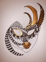 Mask in Gold