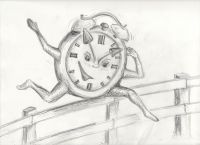 Time moves