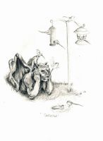 Gargoyle in my garden!