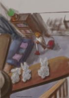 Oh where could those dust bunnies be hiding?