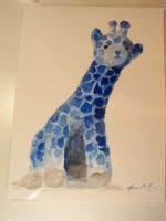 Blue Giraffe