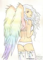 Rainbow Angel Wings