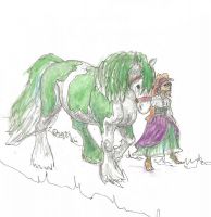 Green Vanner and friend
