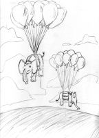 Floating elephants