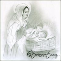Mary\'s Newborn Son