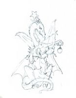 Tangled Up Dragon Card