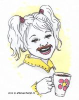 Cocoa mustache