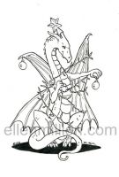 Tangled Up Christmas Dragon