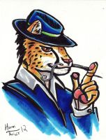 Cheetah stache