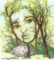A Face in the Forest