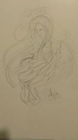 Folded in Angel Wings