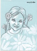 Flower in her hair