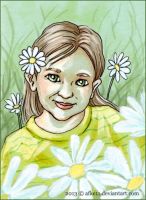 Flower in her hair