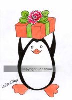 Cute baby penguin