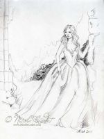 She walked amongst the ruins