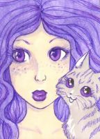 Her Violet Eyes