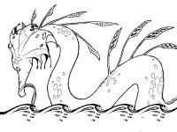 sea horse monster